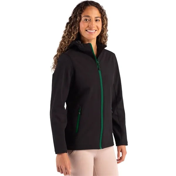 Clique Tempo Recycled Stretch Softshell Womens Full Zip H...