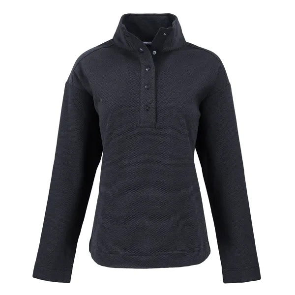 Cutter & Buck Hunts Point Recycled Fleece Womens Hybrid S...
