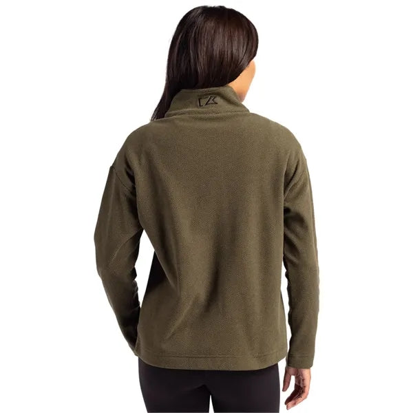 Cutter & Buck Hunts Point Recycled Fleece Womens Hybrid S...