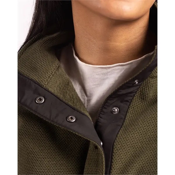 Cutter & Buck Hunts Point Recycled Fleece Womens Hybrid S...
