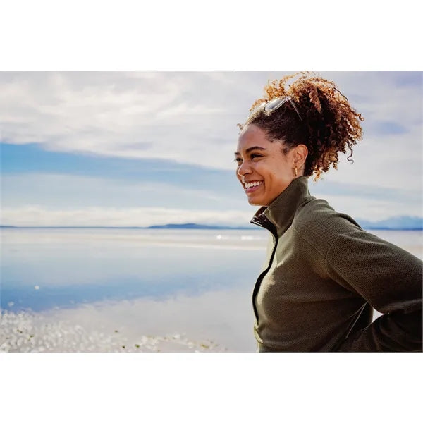 Cutter & Buck Hunts Point Recycled Fleece Womens Hybrid S...