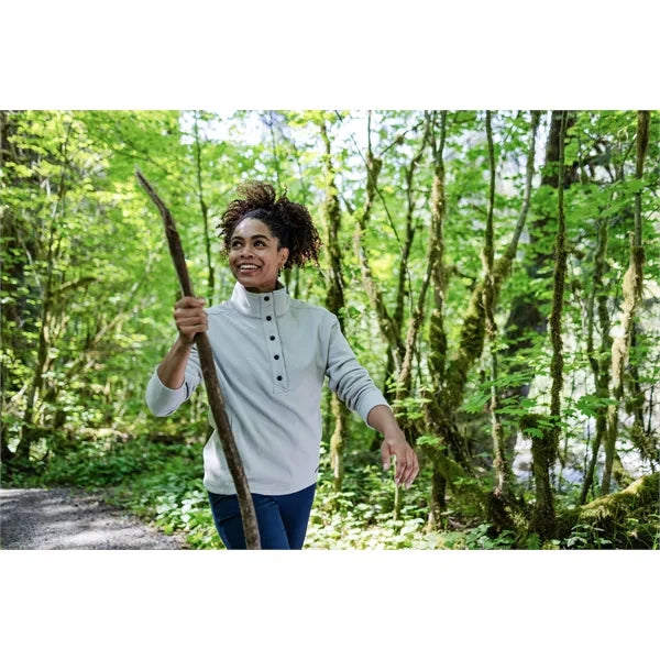 Cutter & Buck Hunts Point Recycled Fleece Womens Hybrid S...