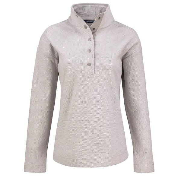 Cutter & Buck Hunts Point Recycled Fleece Womens Hybrid S...