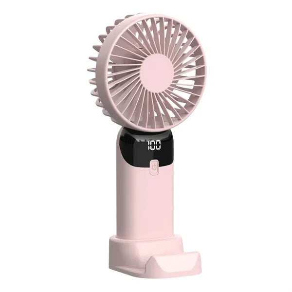 Rechargeable Mini Fan with Phone Stand