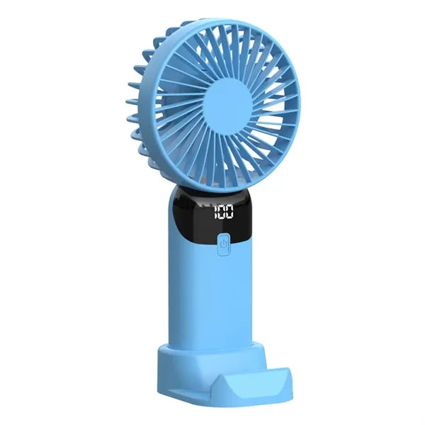 Rechargeable Mini Fan with Phone Stand
