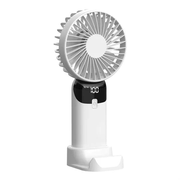 Rechargeable Mini Fan with Phone Stand