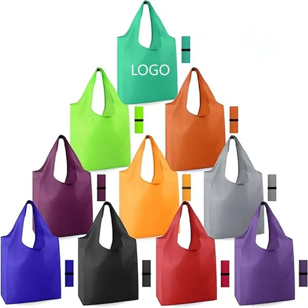 Foldable Polyester Shopping Tote Bag