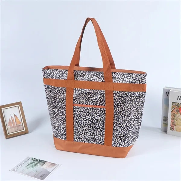 28 Can Insulated Soft Cooler Tote With PEVA Lining