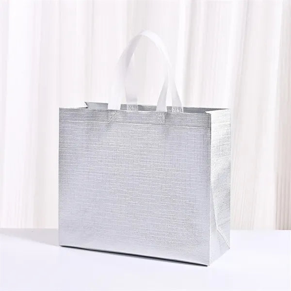 Metallic Laminated Non-Woven Shopping Tote Bag