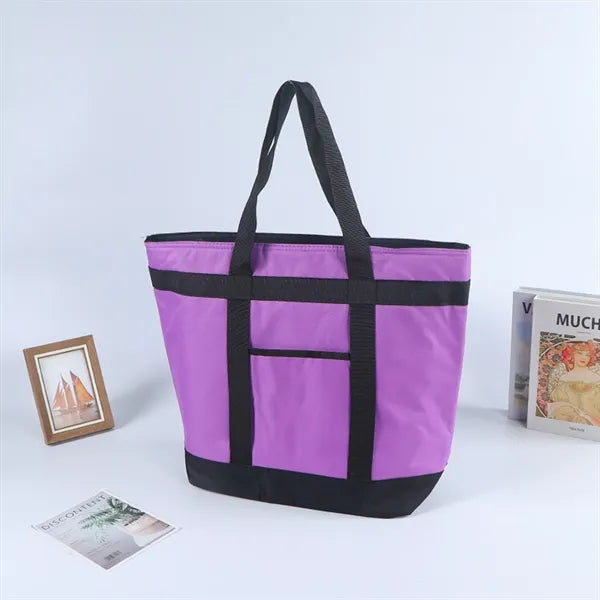 28 Can Insulated Soft Cooler Tote With PEVA Lining