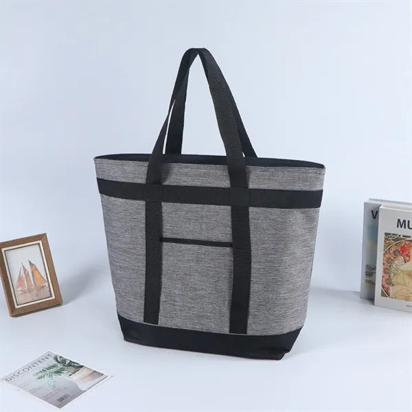 28 Can Insulated Soft Cooler Tote With PEVA Lining