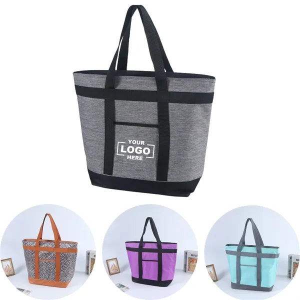 28 Can Insulated Soft Cooler Tote With PEVA Lining