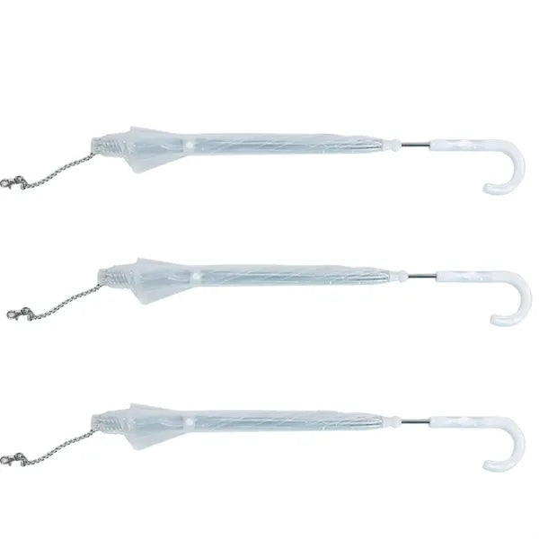 Transparent Dog Umbrella With Leash And Long Handle