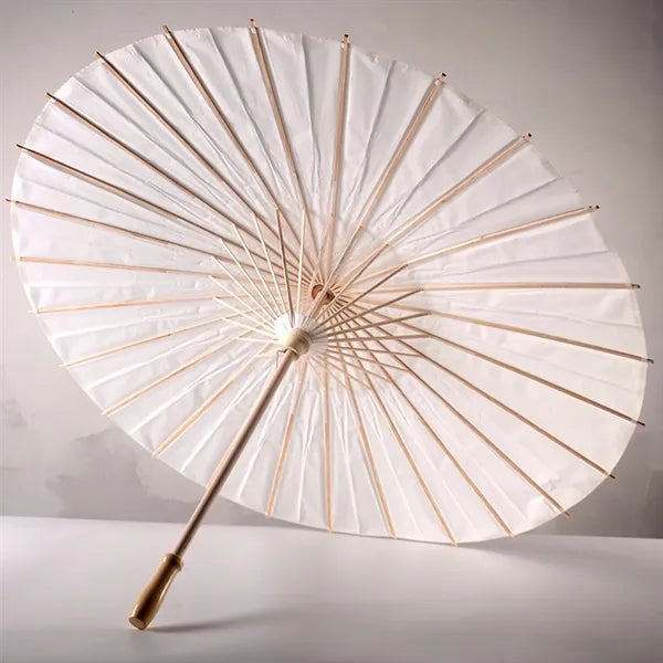 Handmade Bamboo Oil-Paper DIY Umbrella 24"
