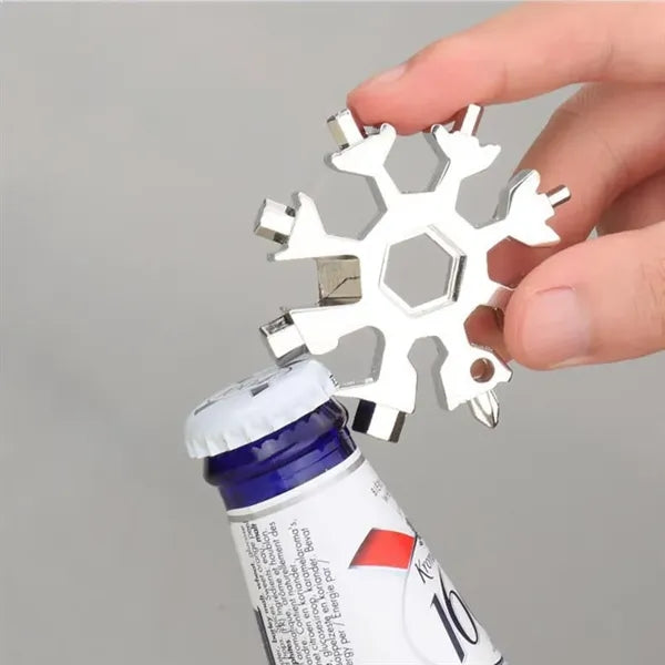 18 In 1 Stainless Steel Snowflake Multitool