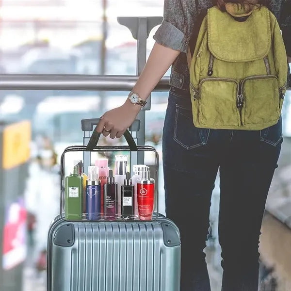 3 Pieces Large Clear Travel Bags for Toiletries