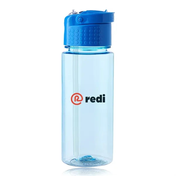 17 oz. Transparent Plastic Water Bottle with Carrying Handle