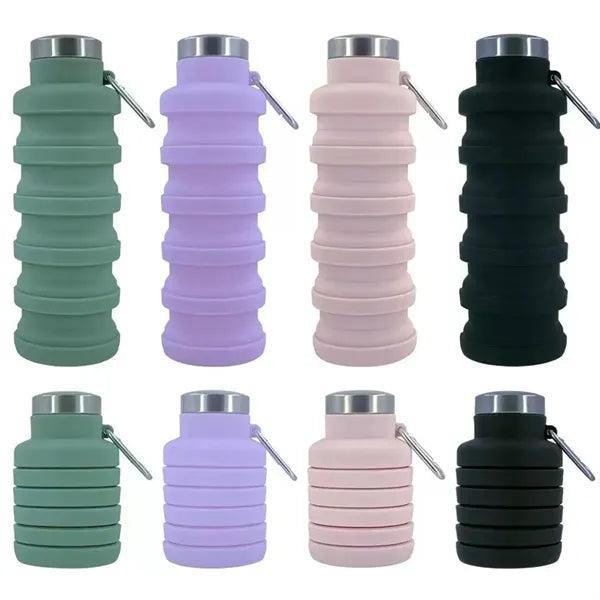 Collapsible Silicone Water Bottle 500ml