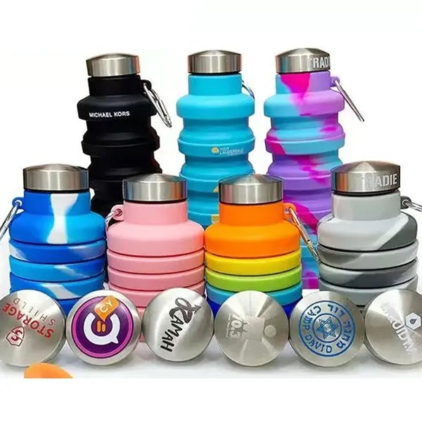 Collapsible Silicone Water Bottle 500ml