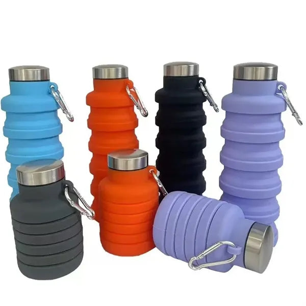 Collapsible Silicone Water Bottle 500ml