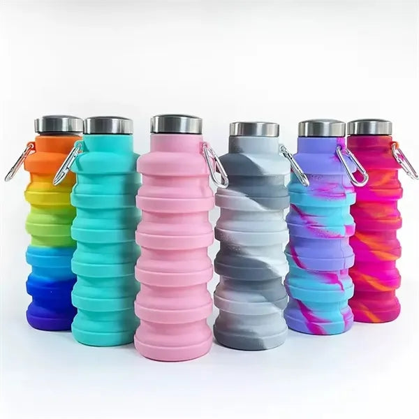 Collapsible Silicone Water Bottle 500ml