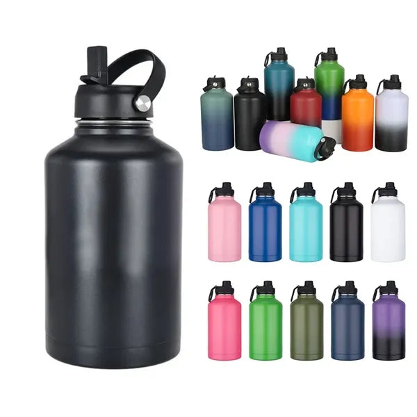 64OZ Half Gallon Stainless Steel Insulated Water Bottle