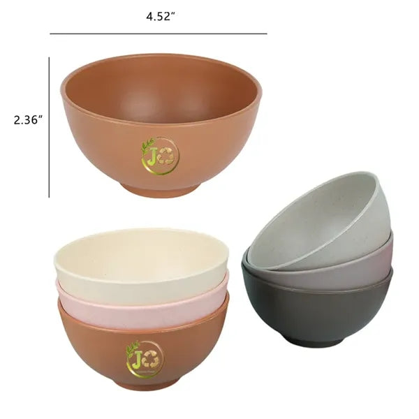 Biodegradable Plant Fiber Lightweight Picnic Bowl