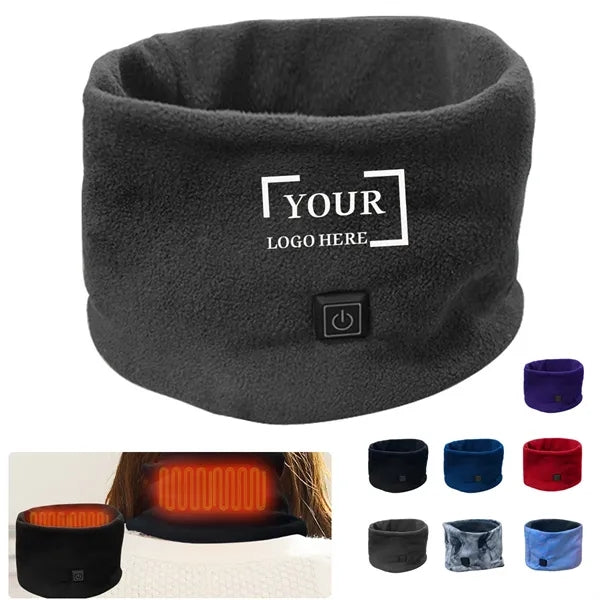 USB Heated Scarf Fleece Electric Neck Warmer