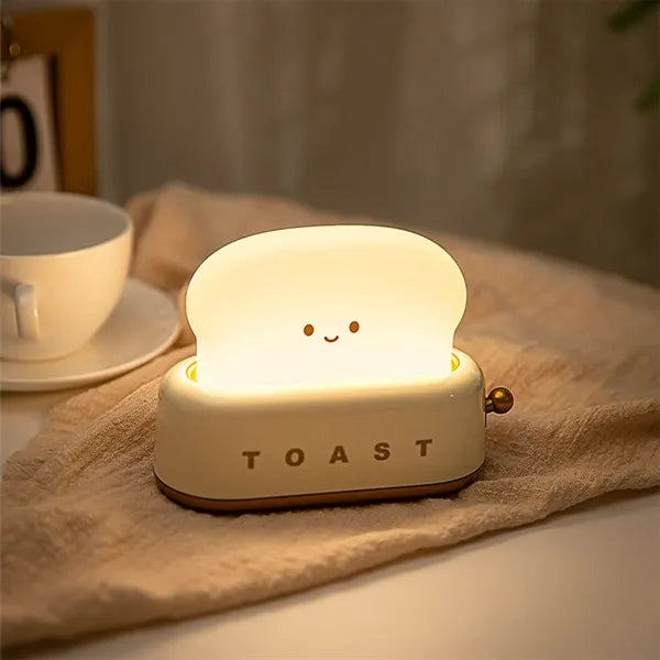 Cute Toaster Shape LED Decorative Table Lamp