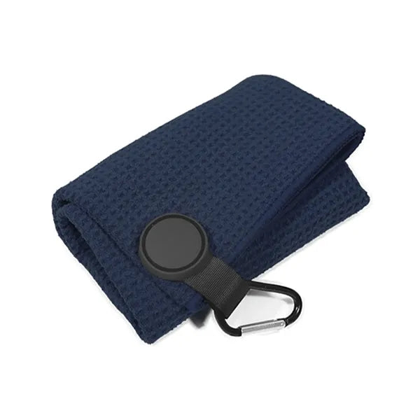 Round Magnetic Microfiber Golf Towel