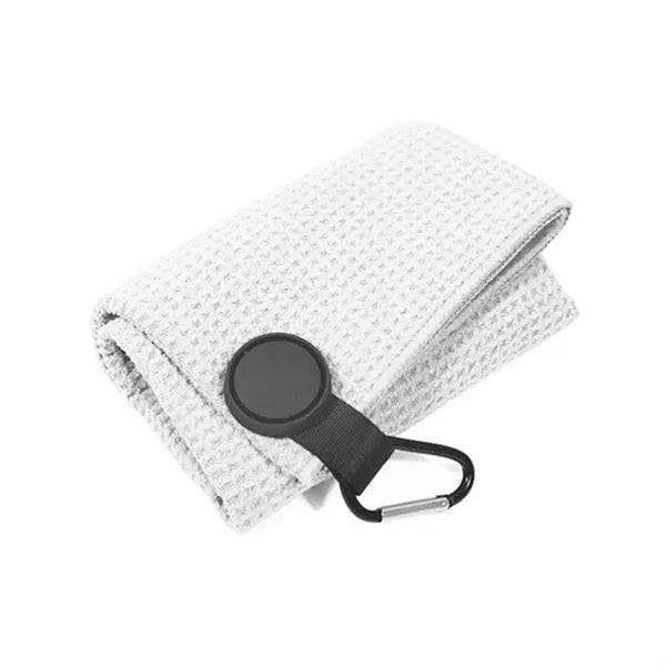 Round Magnetic Microfiber Golf Towel