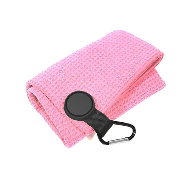 Round Magnetic Microfiber Golf Towel