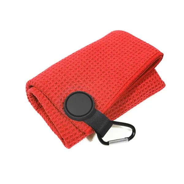 Round Magnetic Microfiber Golf Towel