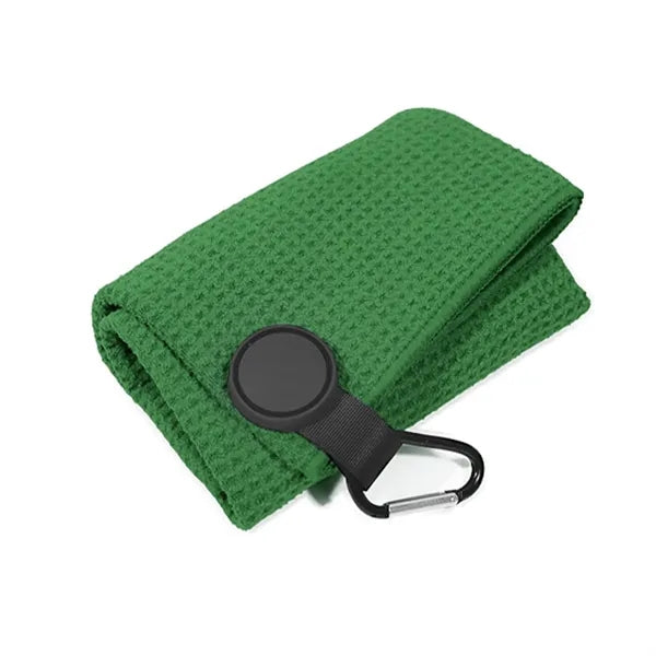 Round Magnetic Microfiber Golf Towel