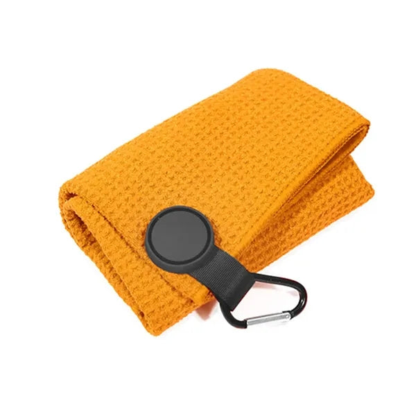 Round Magnetic Microfiber Golf Towel