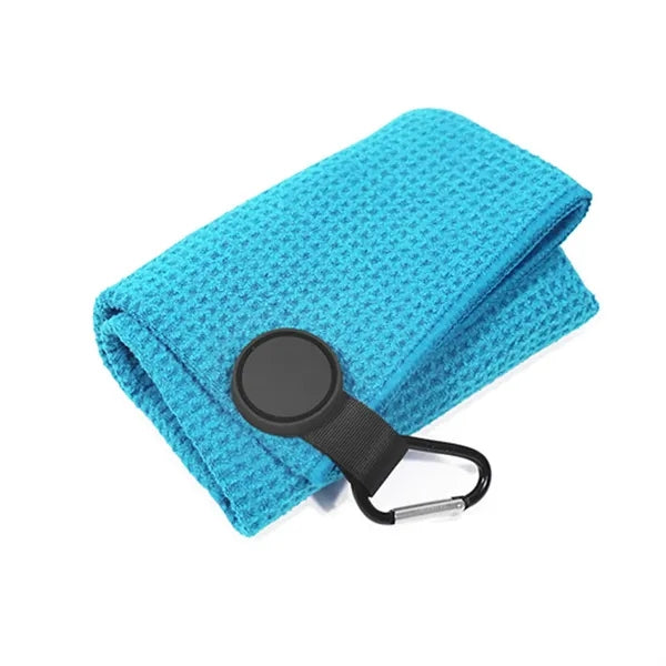 Round Magnetic Microfiber Golf Towel