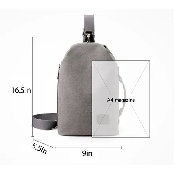 Lightweight And Casual Crossbody Backpack