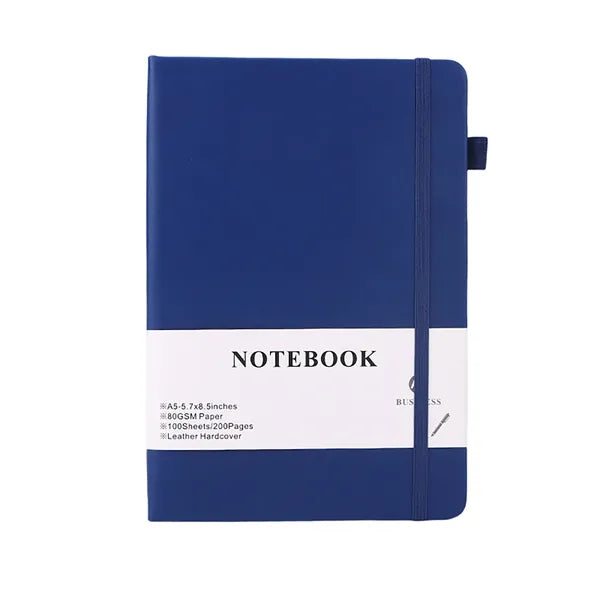 A5 200 Pages Leather Hardcover Journal Notebook