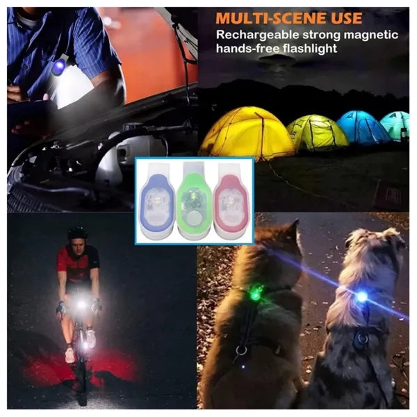 Magnetic LED Flashlight Clip