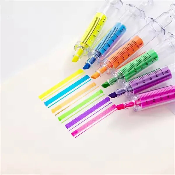 Syringe Shape Highlighter with Scale