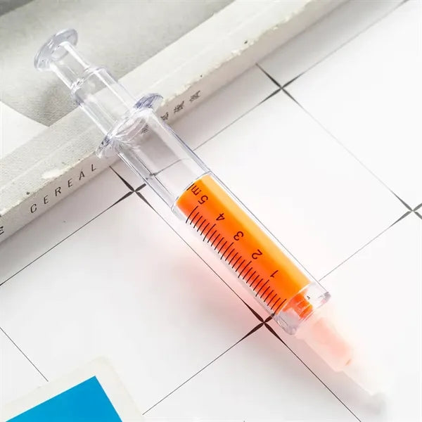 Syringe Shape Highlighter with Scale