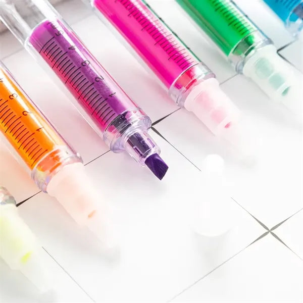 Syringe Shape Highlighter with Scale