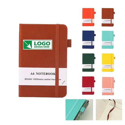 A6 200 Pages Leather Journal Notebook