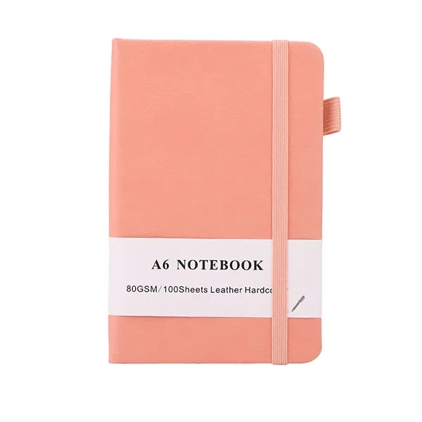 A6 200 Pages Leather Journal Notebook