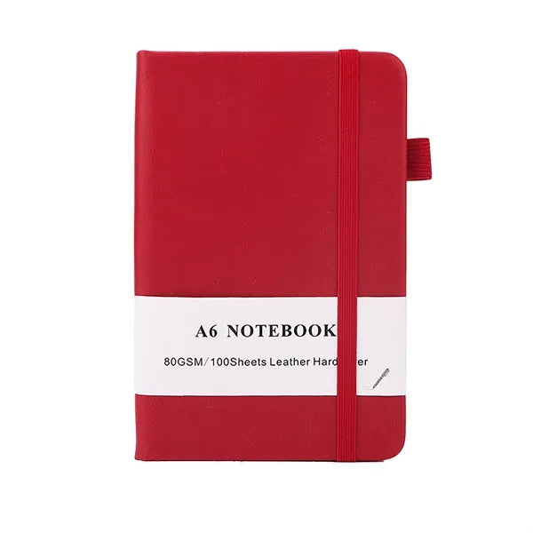 A6 200 Pages Leather Journal Notebook