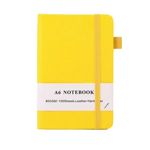 A6 200 Pages Leather Journal Notebook