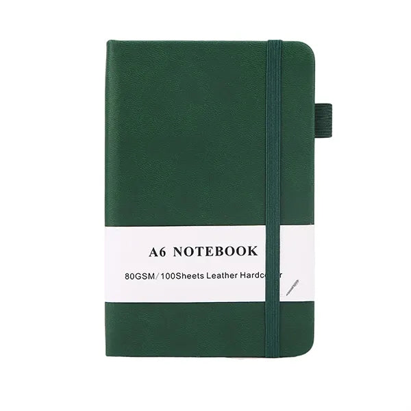 A6 200 Pages Leather Journal Notebook