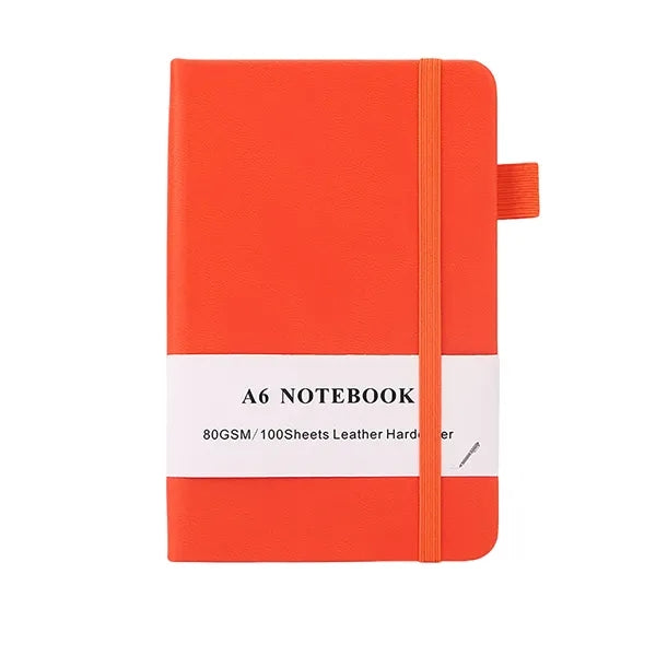 A6 200 Pages Leather Journal Notebook