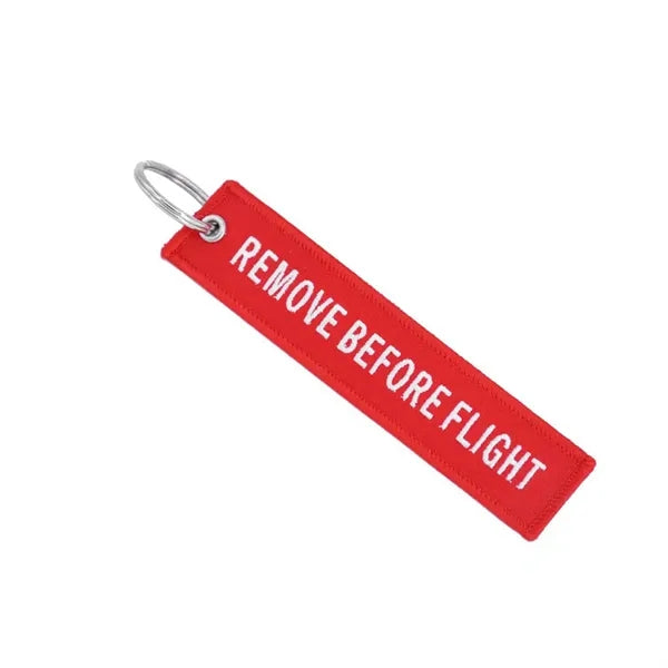 Embroidered Tag Keychain