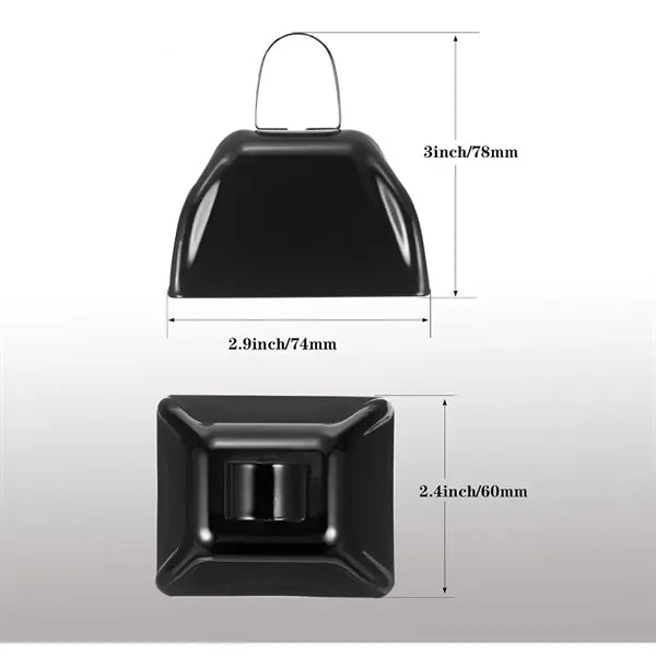 3Inch Cowbells with Handle for Sporting Events Noise Maker